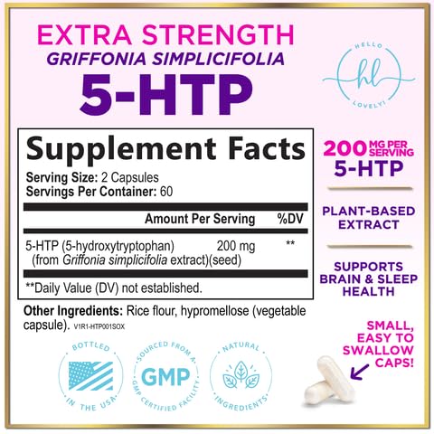 5-HTP 200mg – 60 Capsules