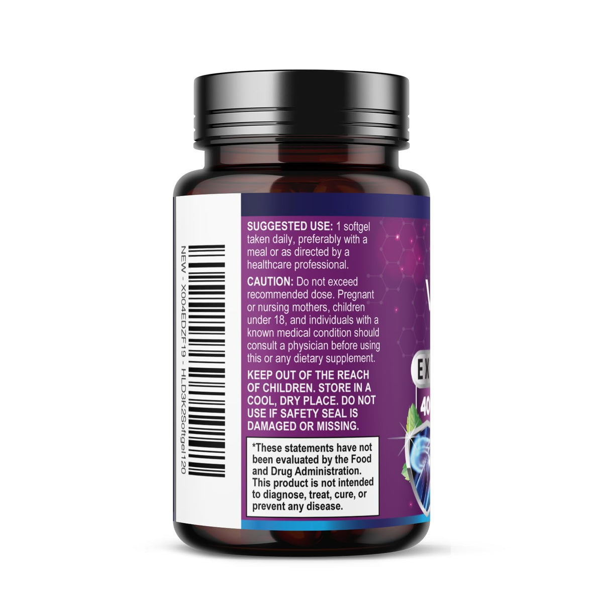 Vitamin D3 5,000 IU + K2 100 mcg – 120 Count