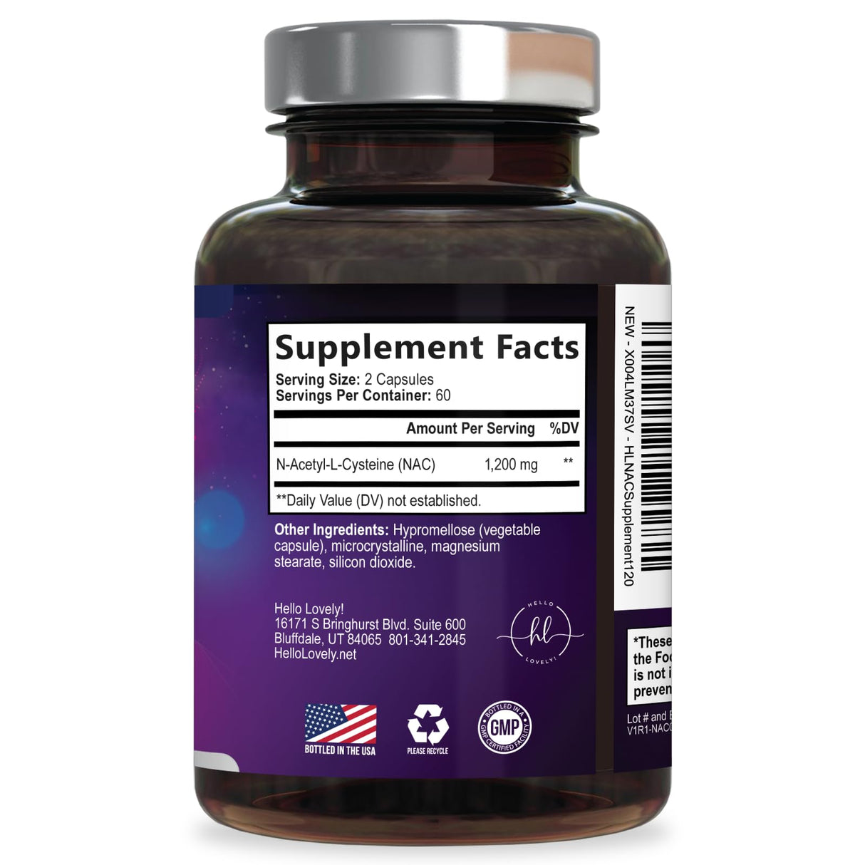 NAC – 1200mg – 120 Capsules