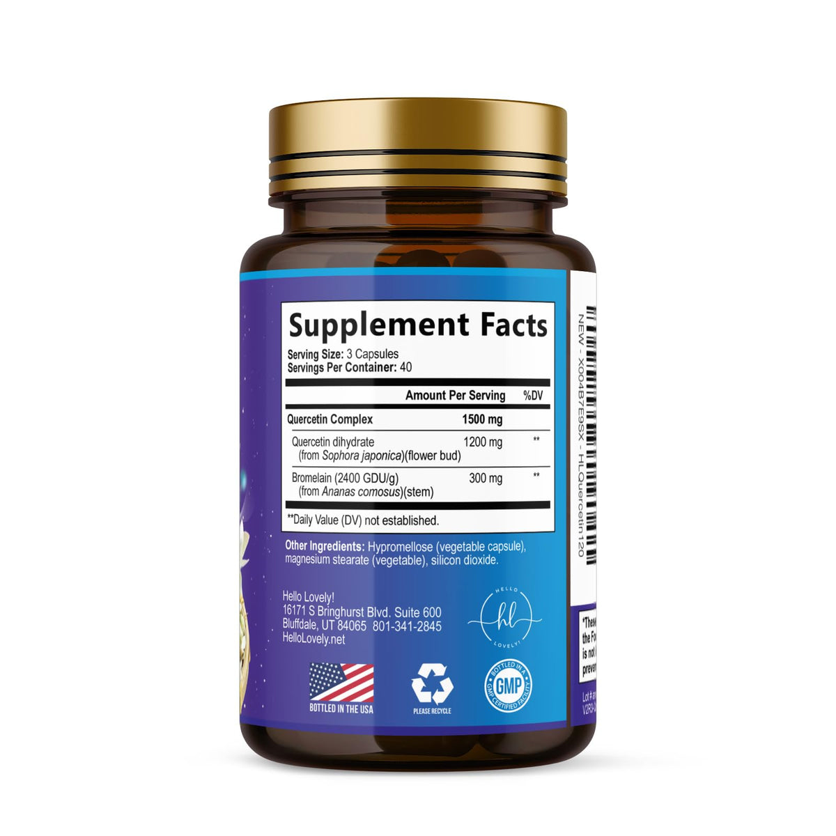 Quercetin, 500 mg – 120 Count