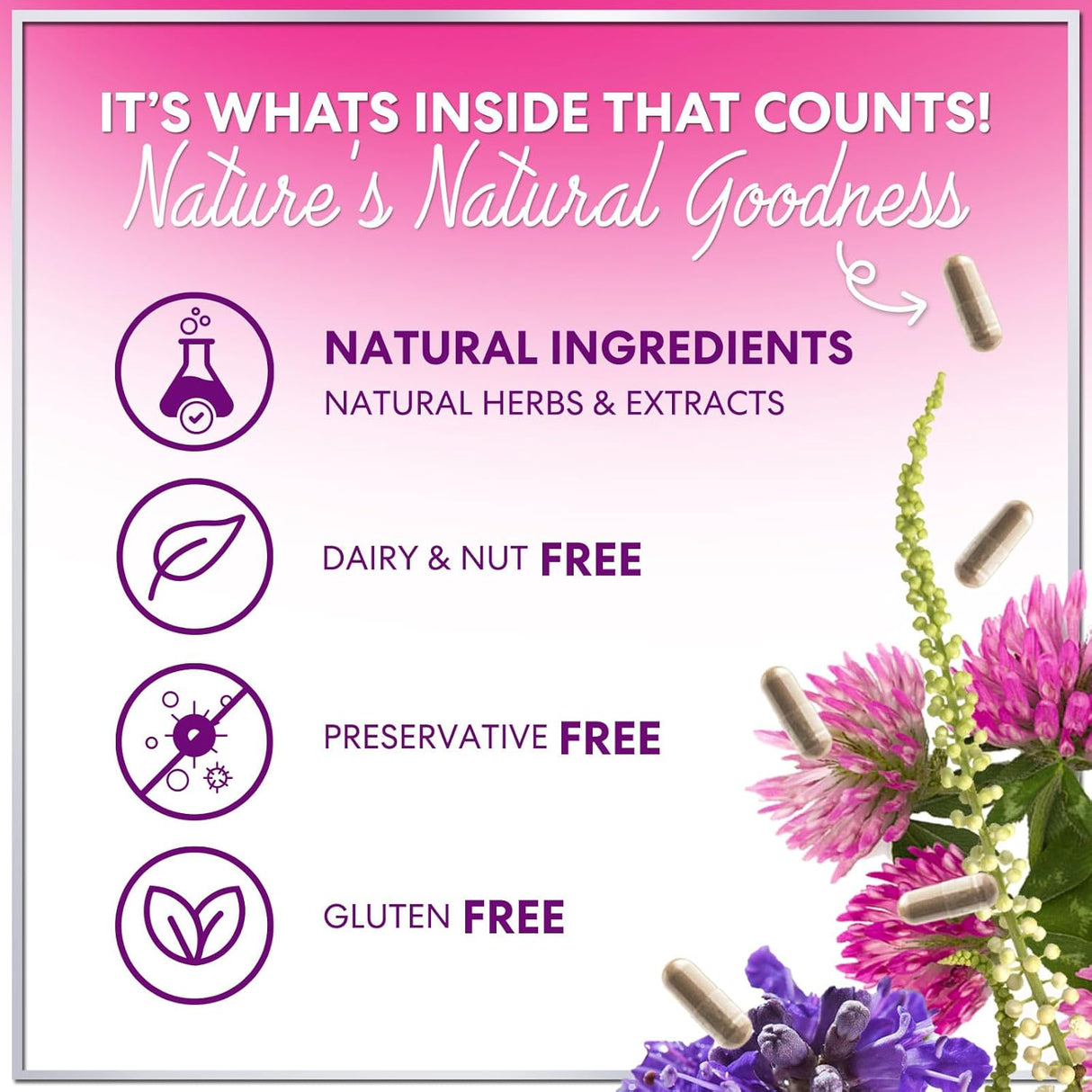 Menopause Supplements Extra Strength Hot Flash Support 1256 mg - Menopause Support for Women - Made in USA - Natural Black Cohosh, Dong Quai and Soy Isoflavones