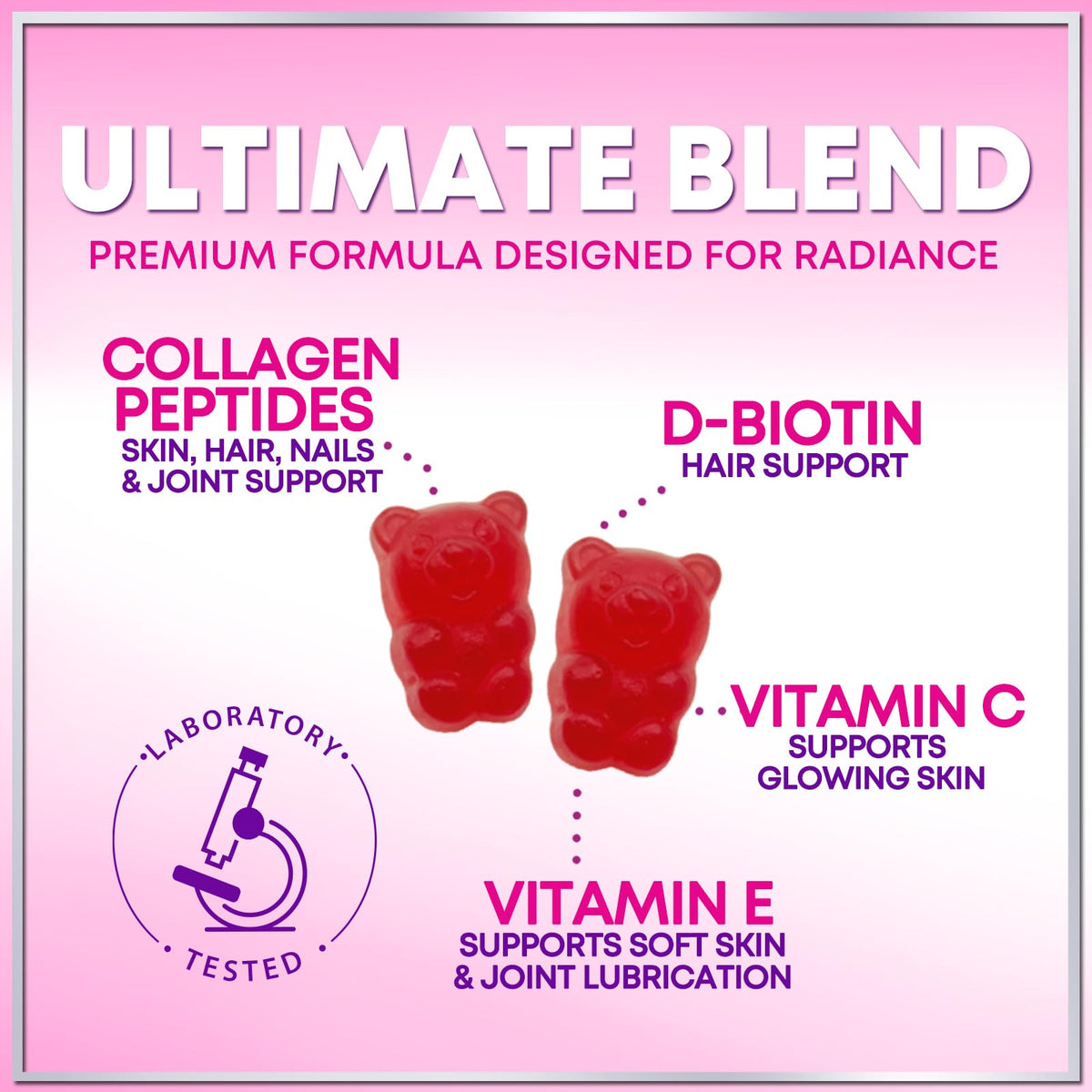 Collagen + Biotin Gummies – 60 Count