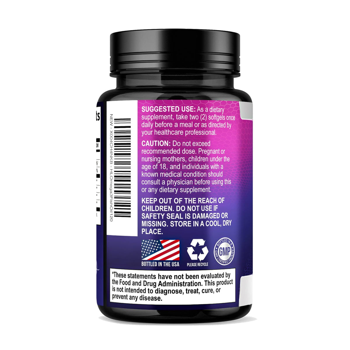 Triple Strength Omega-3 Fish Oil, 2,400 mg – 120 Count