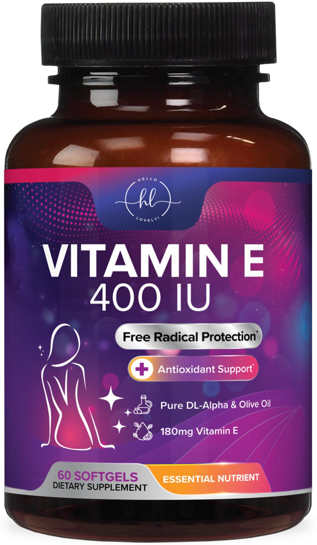 Vitamin E, 400 IU – 60 Count