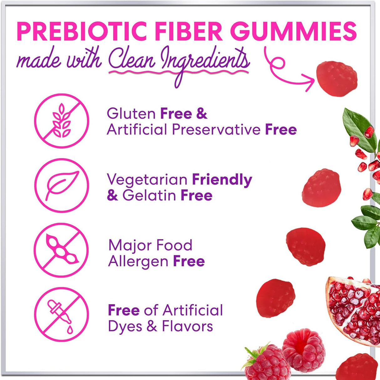 Menopause Supplements for Women - Menopause Relief Gummies, Natural Hot Flash and Night Sweats Support - Energy and Mood Support Supplement, Tasty Raspberry Pomegranate Flavored