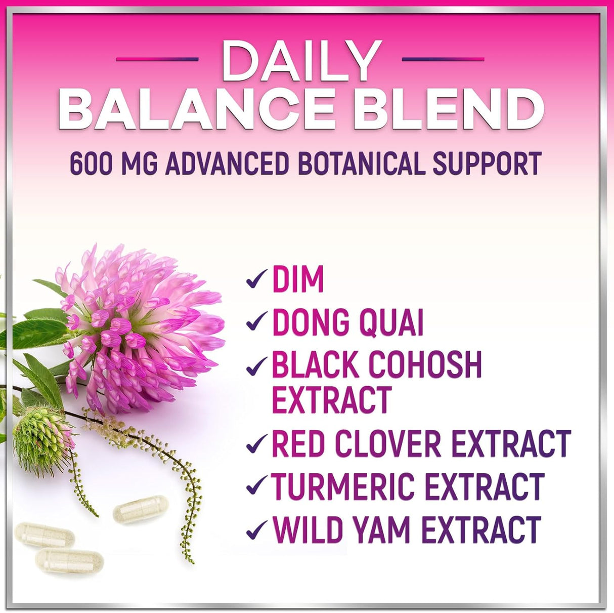 Hello Lovely! Menopause Supplements - 8 Billion CFU Menopause Probiotics for Women, Hot Flash & Night Sweats Support, Menopause Relief Probiotic for Vaginal, Digestive & Immune Support - 120 Count