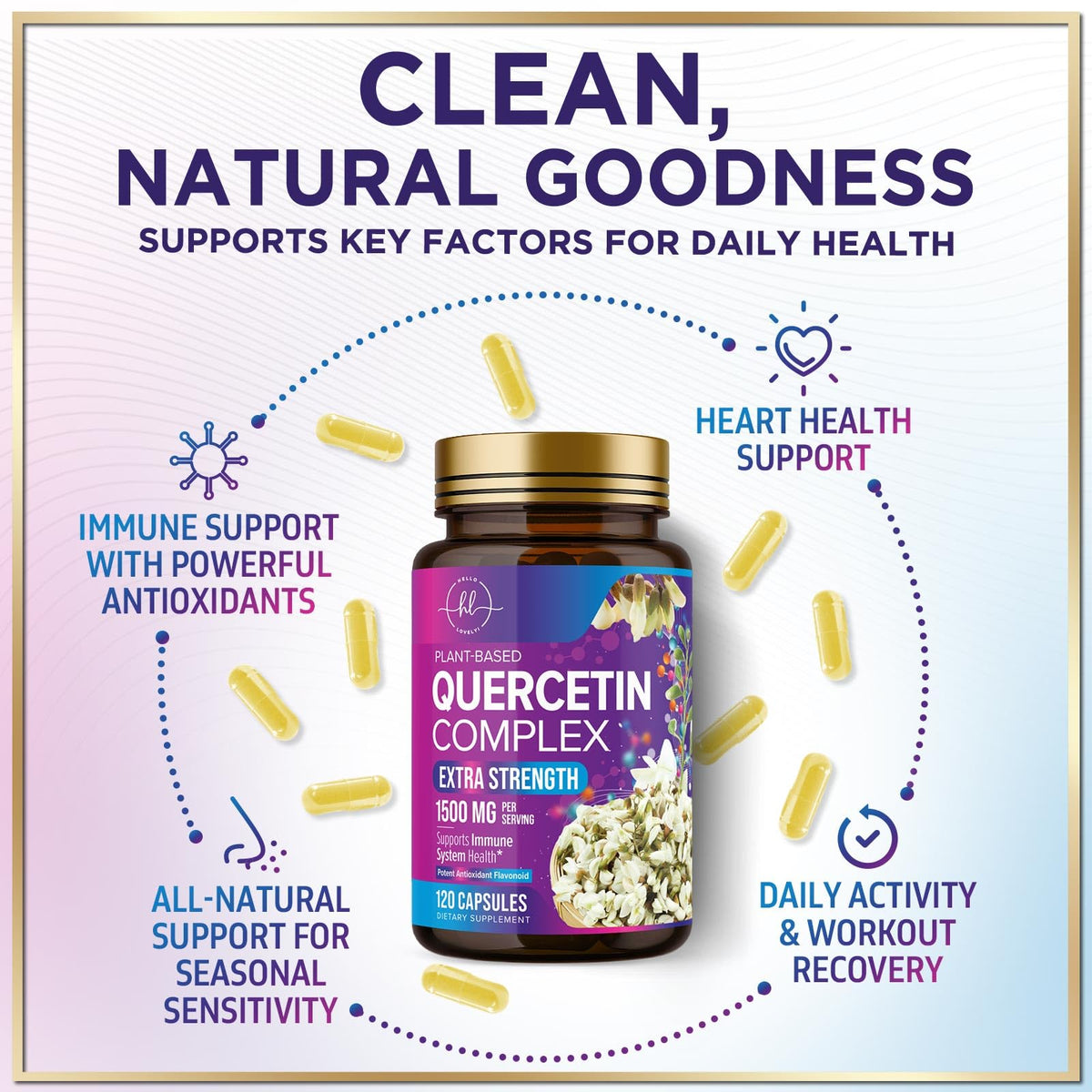 Quercetin, 500 mg – 120 Count