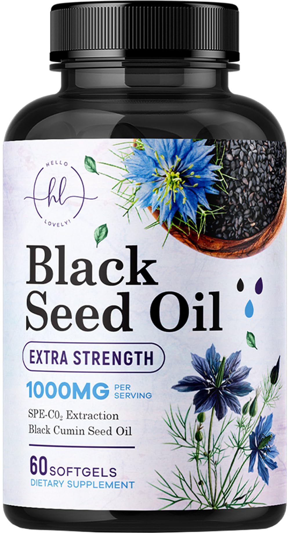 Black Seed Oil, 1,000 mg – 60 Count