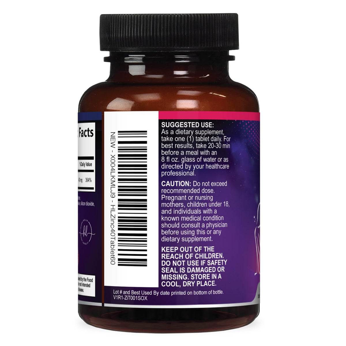 Zinc Gluconate, 40 mg – 60 Count