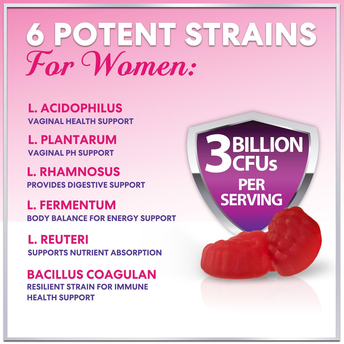 Menopause Probiotic, 3 Billion CFU