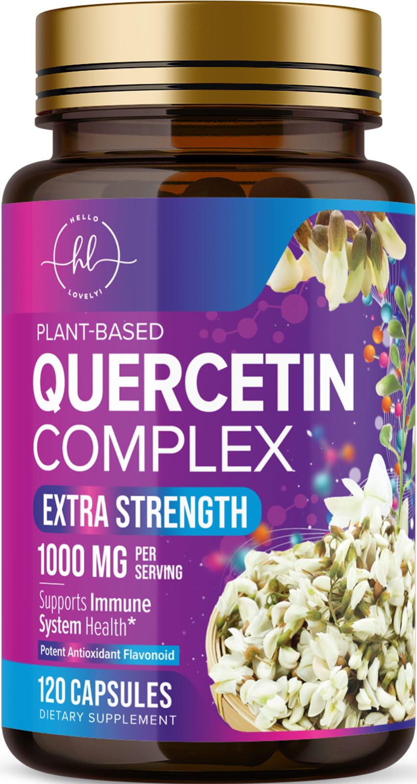 Quercetin, 500 mg – 120 Count