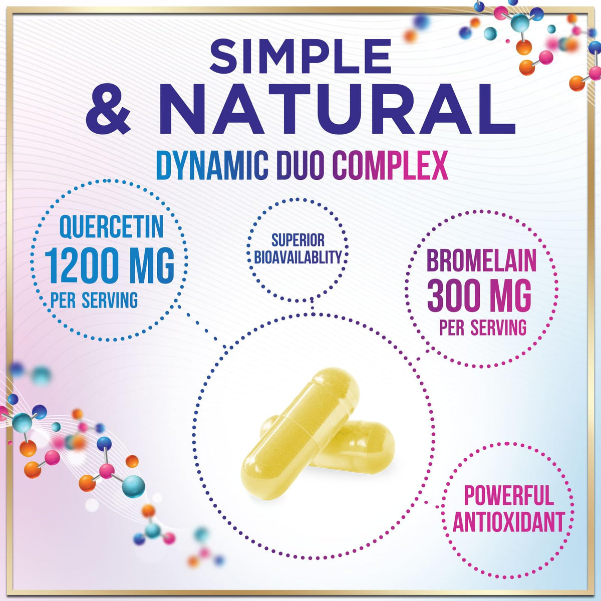 Quercetin, 500 mg – 120 Count