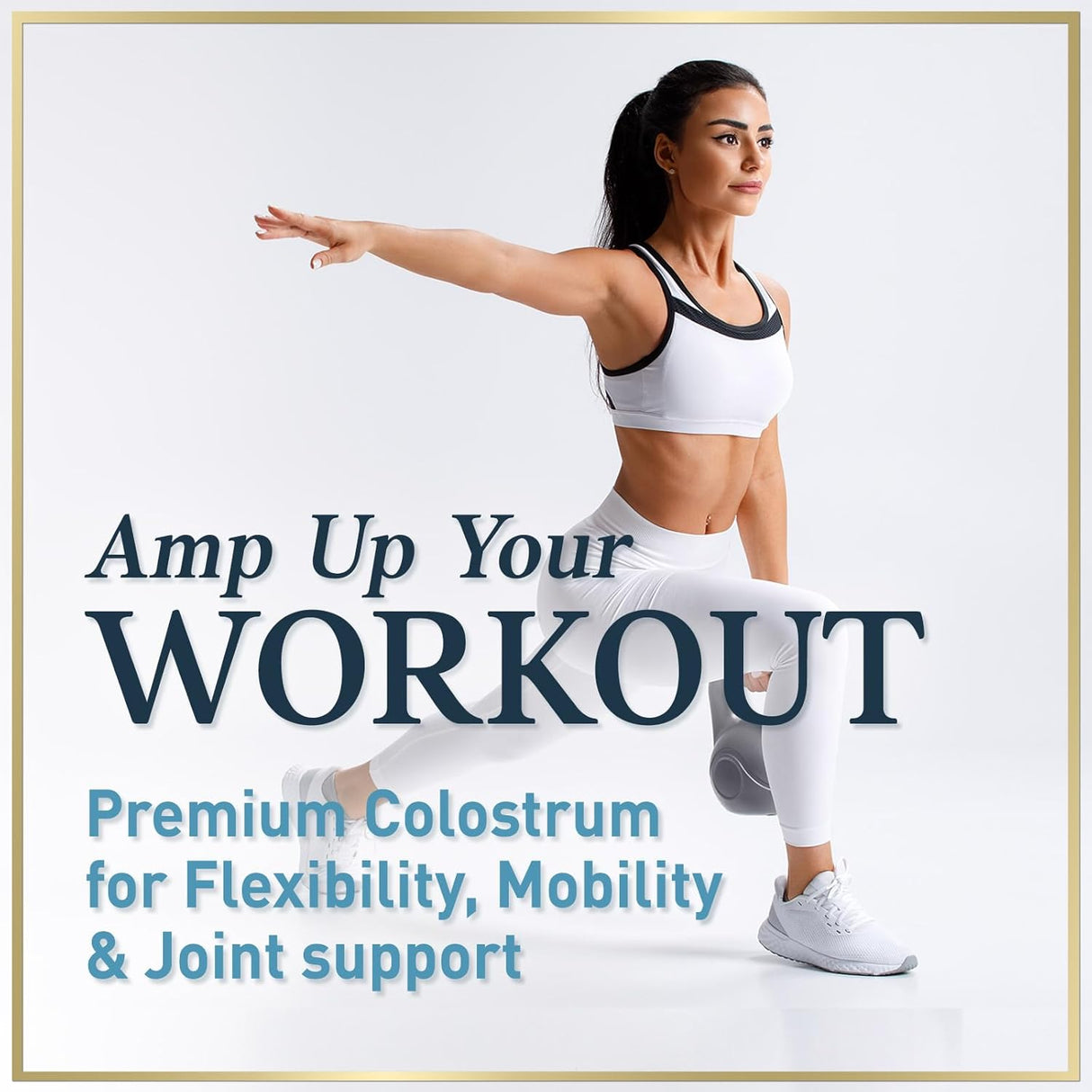 Colostrum for Women 1000mg 20% Immunoglobulins - Gut Health, Immune Support, Muscle, Skin & Hair Growth, Bottled in USA, Bovine Colostrum Powder, Colostrum Supplement for Women & Men - 120 Count