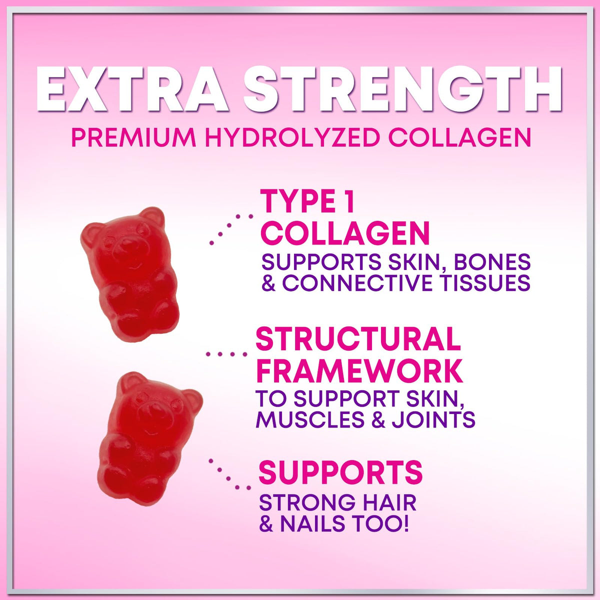 Collagen + Biotin Gummies – 60 Count