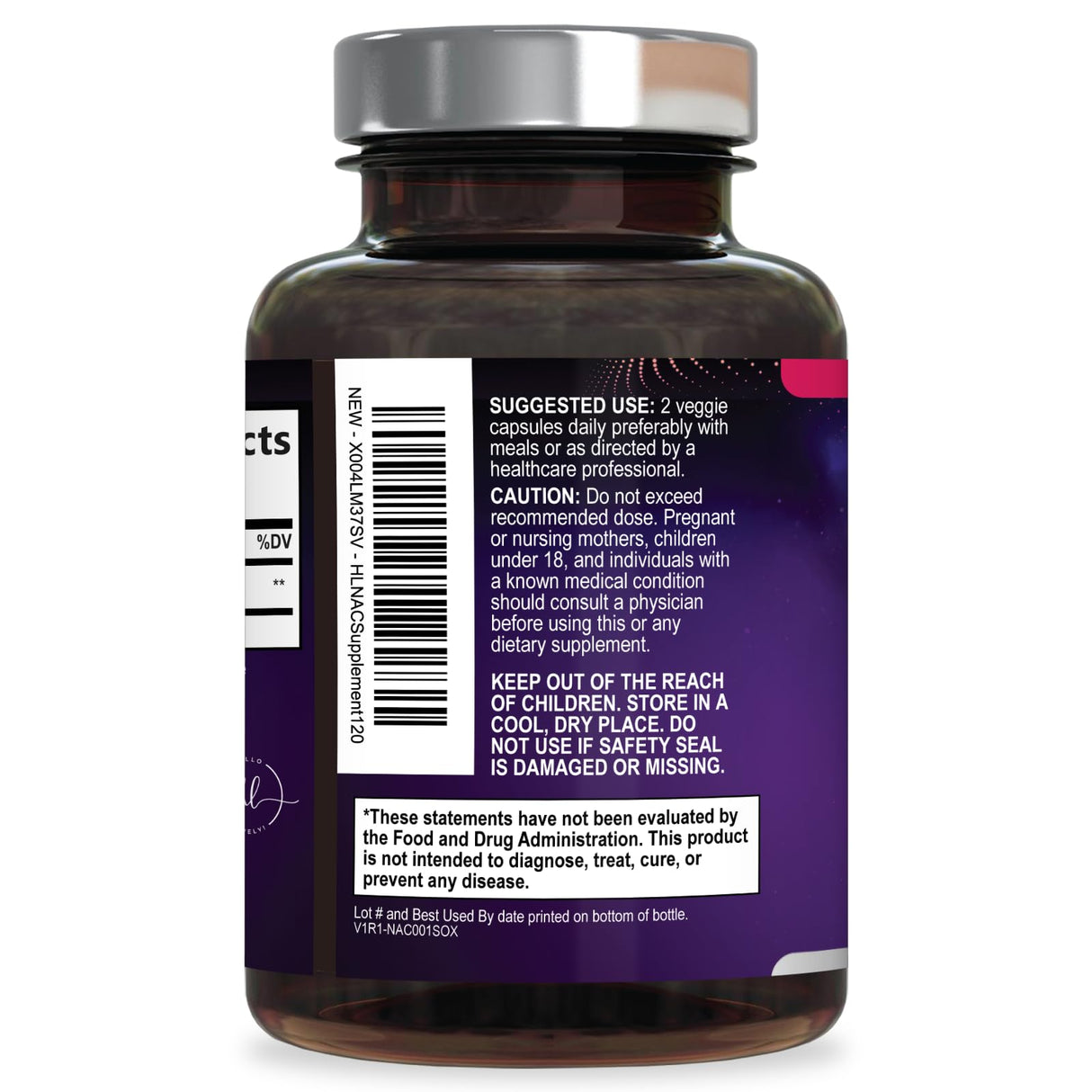 NAC – 1200mg – 120 Capsules