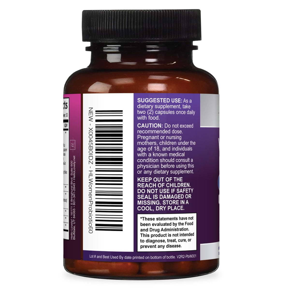 Women’s Probiotic, 50 Billion CFU + Cranberry – 60 Count