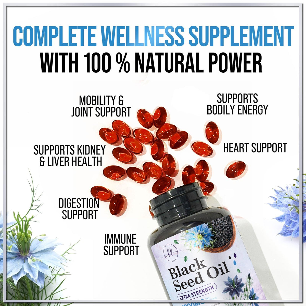 Black Seed Oil, 1,000 mg – 120 Count