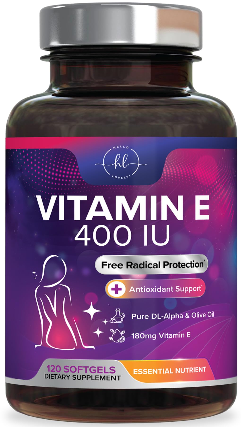 Vitamin E, 400 IU – 120 Count