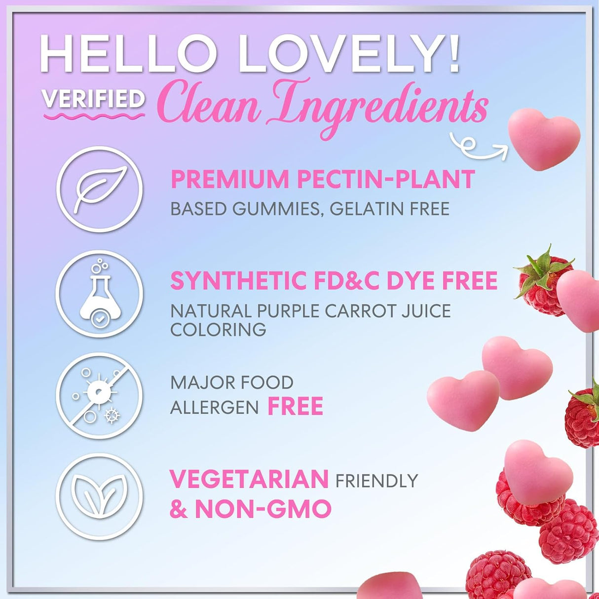 Premium Calcium Gummies - Sugar-Free + Vitamin D3, Bone Health & Immune Support, Supports Teeth & Bone Strength - Chewable Calcium Gummy Nutrition Supplement, Non-GMO, Berry Flavor Chews