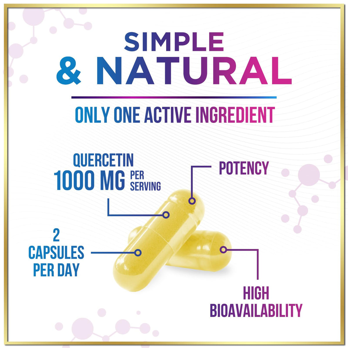 Quercetin, 500 mg – 120 Count