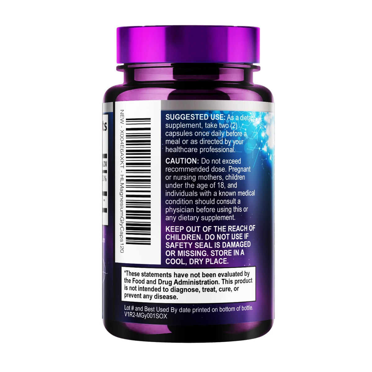 Magnesium Glycinate, 140 mg – 120 Count