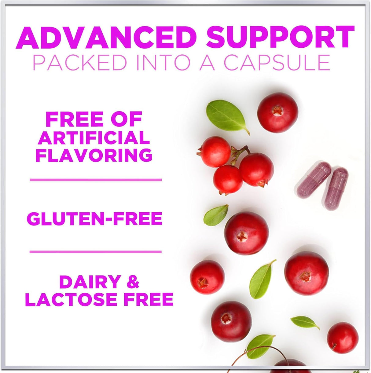 Cranberry Extract Pills + Vitamin C (25,000mg Formula) Urinary Tract Support, Sugar Free Cranberry Supplement for Women & Men, Cranberry for Urinary Health Support, NON-GMO, Gluten Free - 120 Count