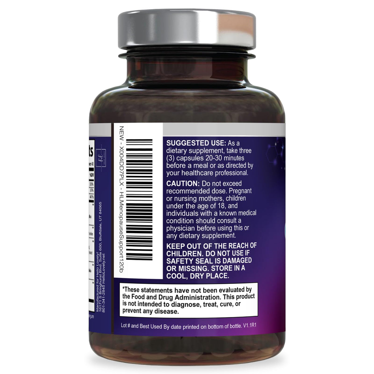 Menopause Probiotic, 8 Billion CFU – 120 Count