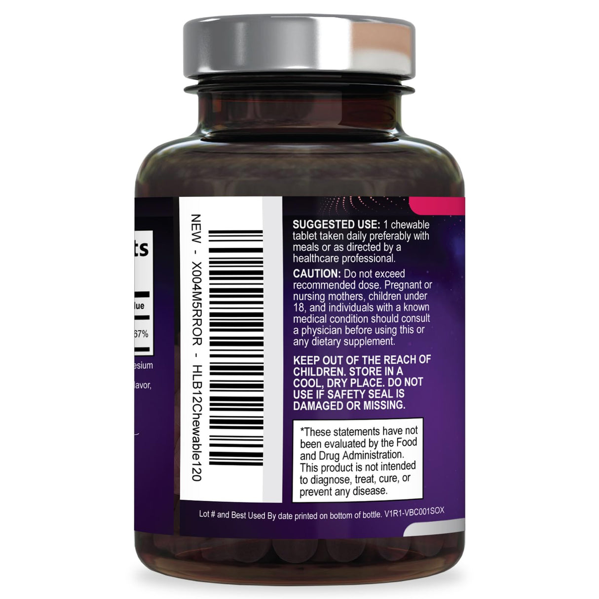 B 12 Vitamin Chewables 1000 mcg – 120 Chewables