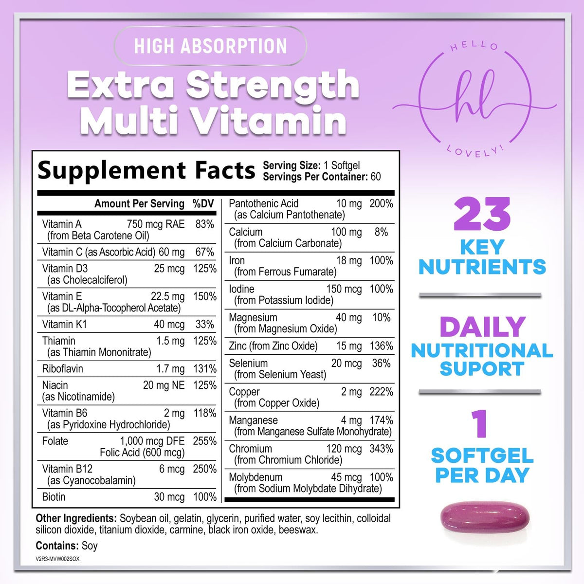 Once-Daily Women’s Multivitamin – 60 Count