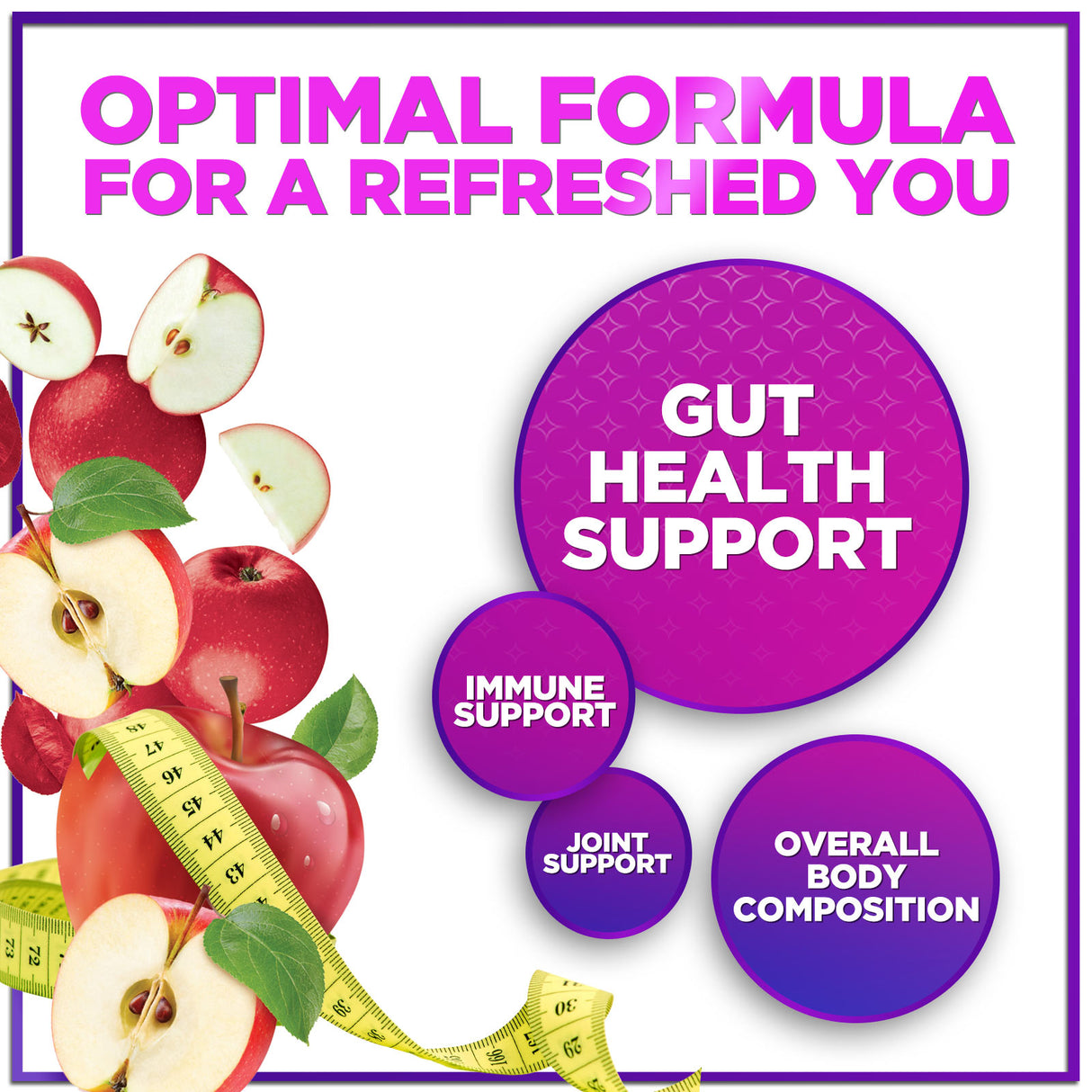 Apple Cider Vinegar Capsules - ACV Supplements with Vitamin D3 & Zinc for Detox & Cleanse, Gluten Free & Non-GMO, Vegetarian ACV Pills for Digestion, Energy & Immune Support - 120 Count