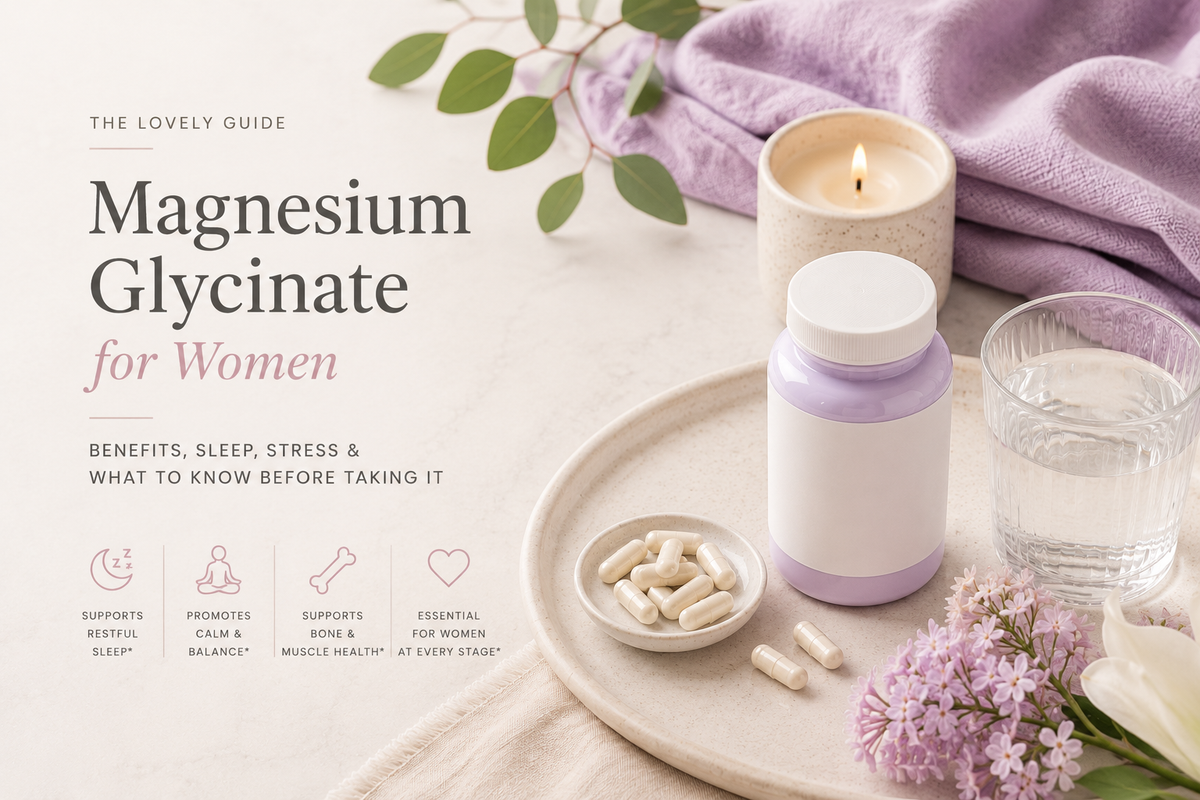 Magnesium Glycinate for Women: Benefits, Sleep, Stress & What to Know Before Taking It