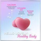 Sugar-Free Calcium Gummies with Vitamin D3, Berry