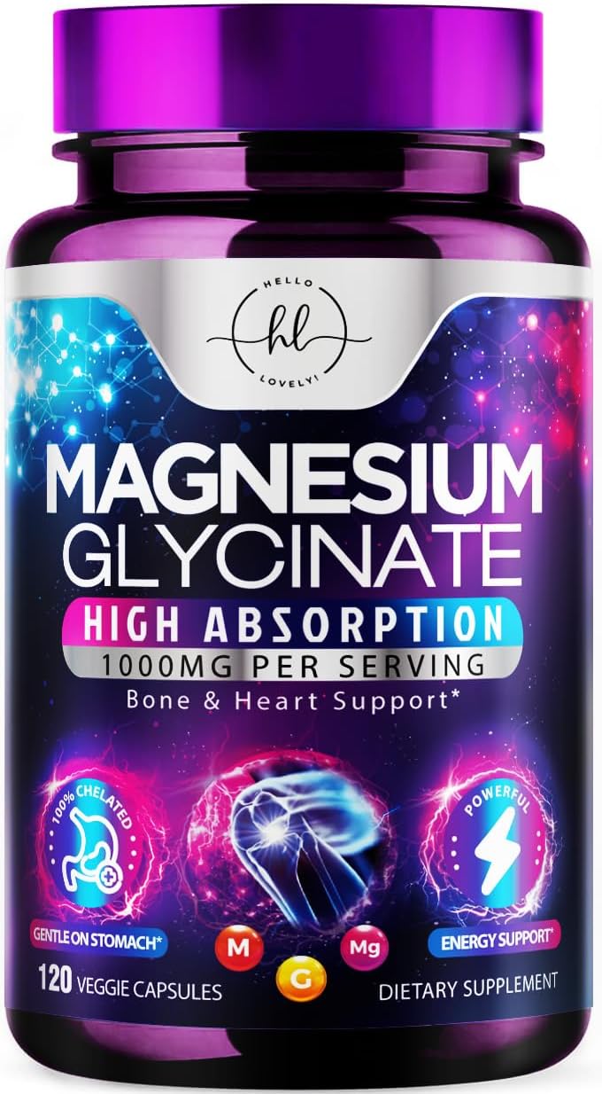 Magnesium Supplement for Women & Men - 140mg Total Magnesium from