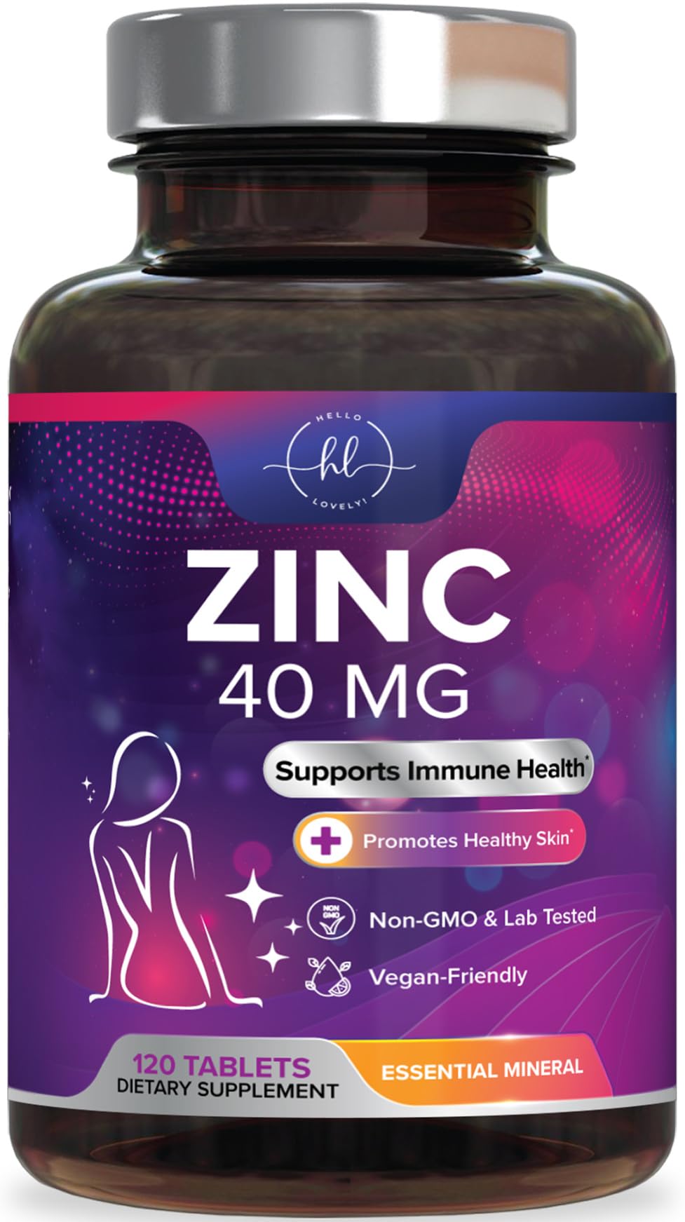 Zinc Gluconate, 40 mg – 120 Count