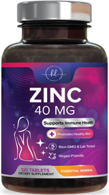 Zinc Gluconate, 40 mg – 120 Count