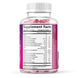 Hair Vitamins Gummy for Women with Biotin 5000 mcg, Sugar-Free Hair Growth Support with Vitamins E & C, Thicker, Stronger & Beautiful Hair, Skin & Nails, Hair Health Support Supplement - 120 Gummies