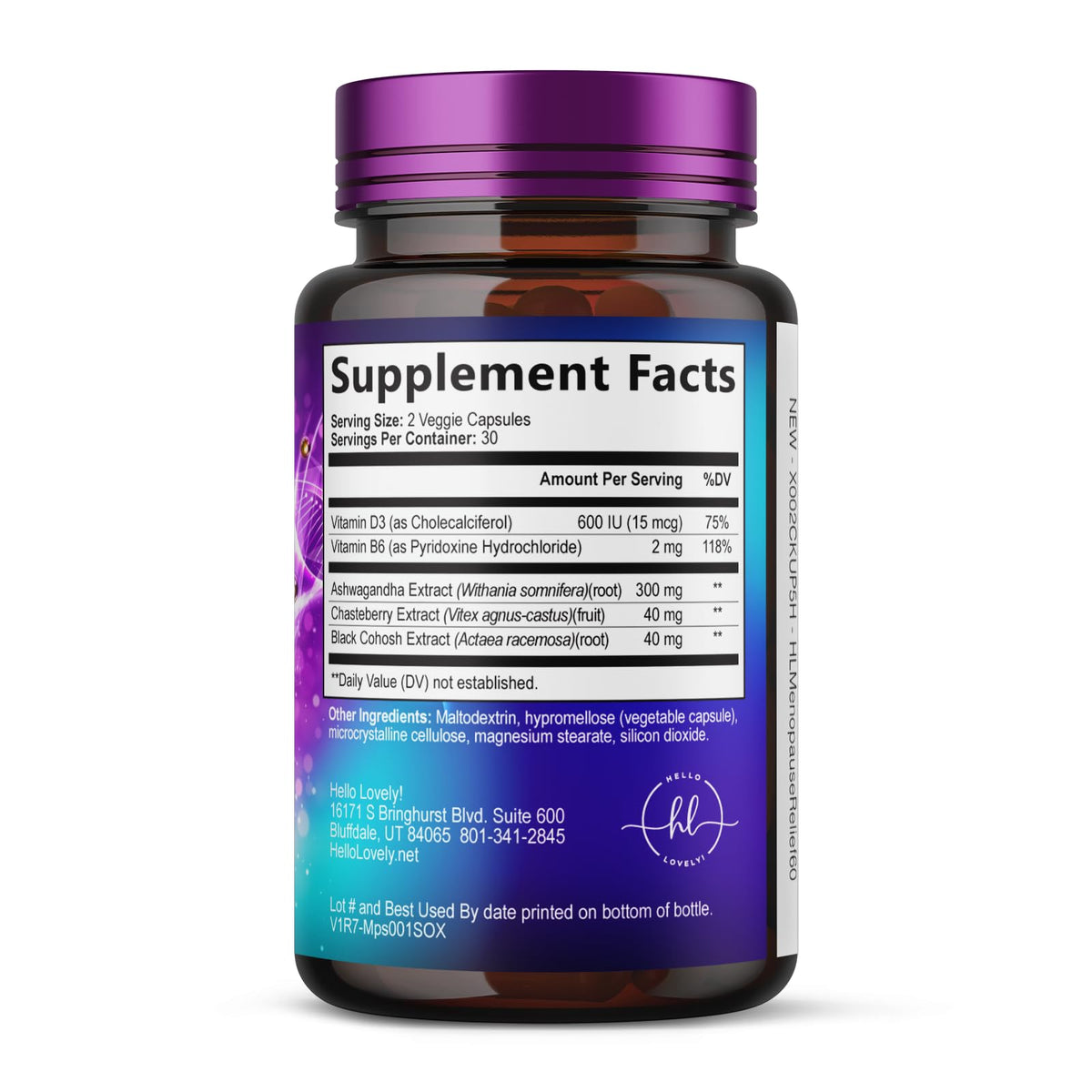 Menopause Support with Black Cohosh, 1,256 mg