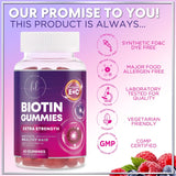 Hair Growth Vitamins Biotin 5000 mcg Supports Women's Thicker Hair, Premium Vegetarian, Non-GMO, Stronger Beautiful Skin & Nails, Lovely Hair Vitamin Supplement - 60 Count