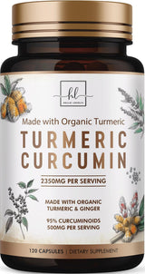Turmeric Curcumin + Ginger, 1,750 mg – 120 Count