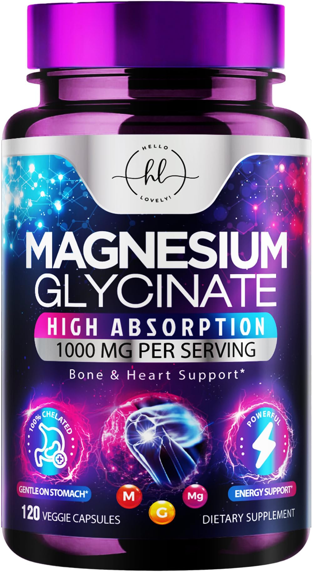 Magnesium Glycinate, 140 mg – 120 Count