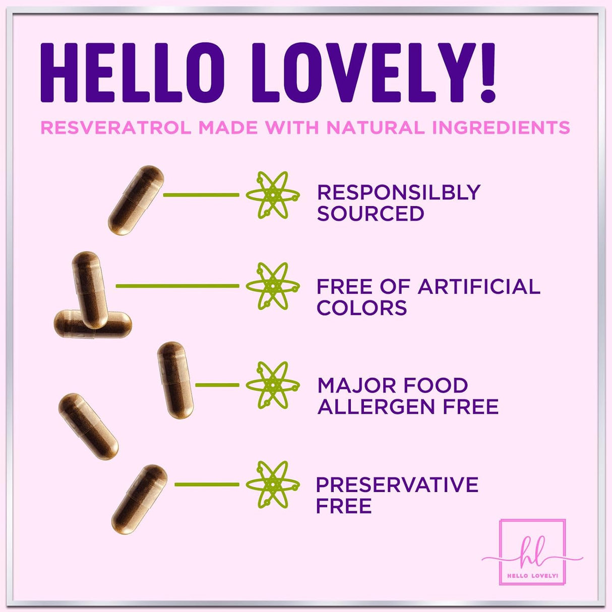 Resveratrol Supplement 1800mg - Extra Strength Antioxidant Complex for Healthy Aging & Immune Support, Heart Health & Cellular Energy Support, Bioavailable Trans-Resveratrol - 60 Vegan Capsules