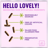 Resveratrol Supplement 1800mg - Extra Strength Antioxidant Complex for Healthy Aging & Immune Support, Heart Health & Cellular Energy Support, Bioavailable Trans-Resveratrol - 60 Vegan Capsules