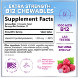 B 12 Vitamin Chewables 1000 mcg â€“ 60 Chewables