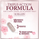 Women’s Vaginal Probiotic, 50 Billion CFU – 60 Count