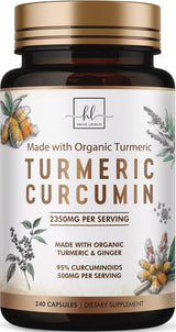 Turmeric Curcumin + Ginger, 1,750 mg – 240 Count