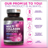 Multi Collagen Capsules, Types I, II, III, V + X – 120 Count