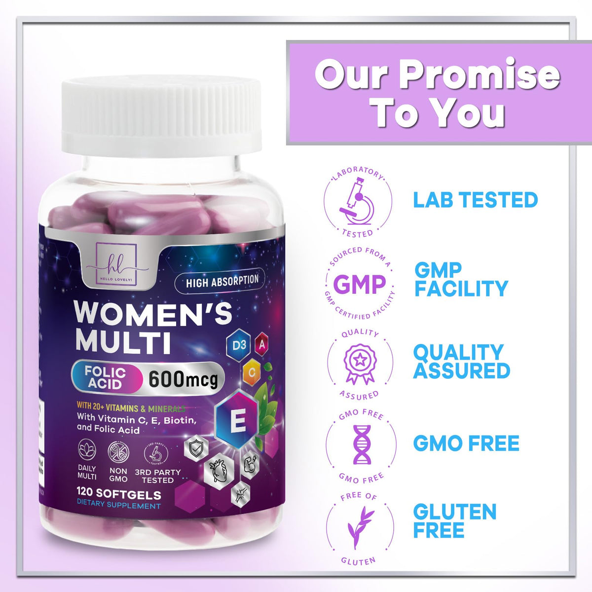 Once-Daily Women’s Multivitamin – 120 Count
