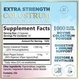 Colostrum, 1,000 mg with 20% Immunoglobulins – 120 Count