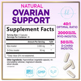 Myo-Inositol + D-Chiro Inositol 2000mg - 40:1 Ratio - 120 Capsules