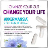 Akkermansia Probiotic with Prebiotic Fiber â€“ 120 Capsules